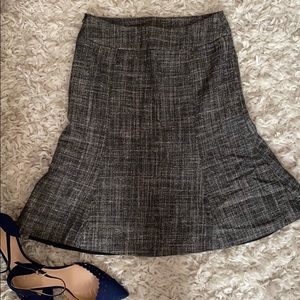 Knee length skirt